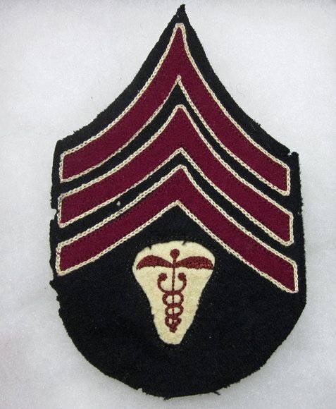  US Pre-WWI, Dress Coat Chevron, Sergeant, Medical Department — image 2