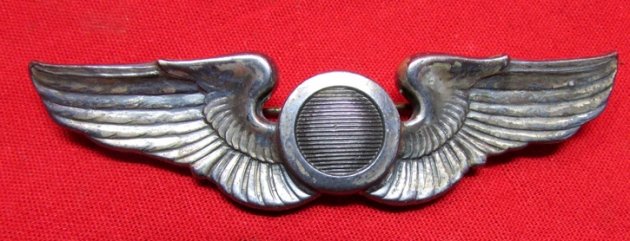  US WWII USAAF Observers Wing, Sterling, Pinback, Josten — image 2