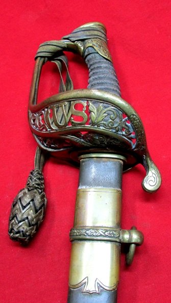  US Civil War M1850 Staff & Field Officers Sword, Weyersberg Mfg — image 2
