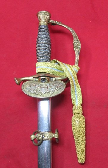  US Post Civil War, M1860 Staff Officers Sword, Deluxe Grade, M.C.Lilly Retailer, German Blade — image 2
