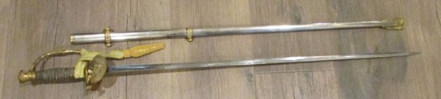  US Post Civil War, M1860 Staff Officers Sword, Deluxe Grade, M.C.Lilly Retailer, German Blade — image 3