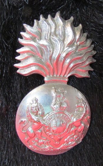  British Pre WWI (1912) Royal Scots Fusiliers VB Issue Bearskin Busby — image 3