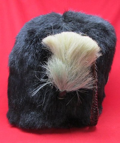  British Pre WWI (1912) Royal Scots Fusiliers VB Issue Bearskin Busby — image 4