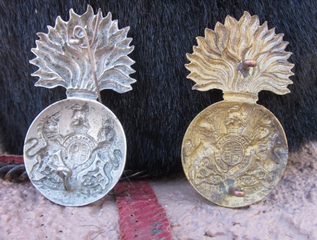  British Pre WWI (1912) Royal Scots Fusiliers VB Issue Bearskin Busby — image 9