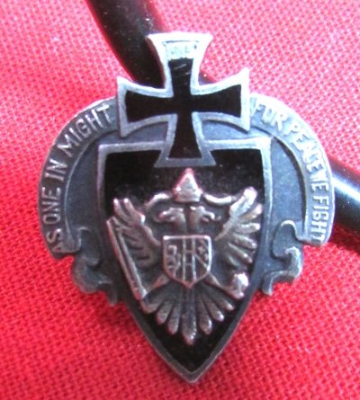  Interesting WWI Patriotic Pin, English Text — image 3