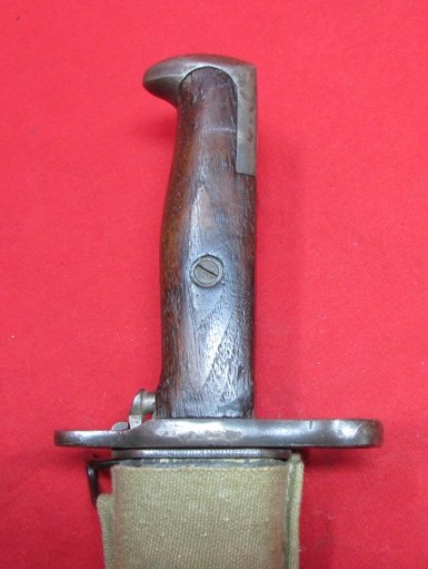  US WWI M1905 Bayonet, Blade Marked SA 1918, Replica Scabbard — image 3