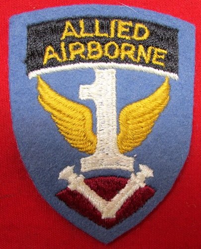  US WWII, British Made, First Allied Airborne SSI — image 2