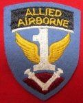 US WWII, British Made, First Allied Airborne SSI