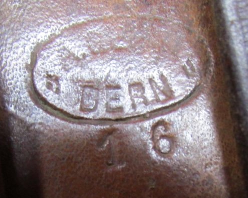  Swiss WWI-WWII Era, Luger Holster & Shoulder Strap, Bern 16 — image 4
