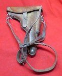 Swiss WWI-WWII Era, Luger Holster & Shoulder Strap, Bern 16