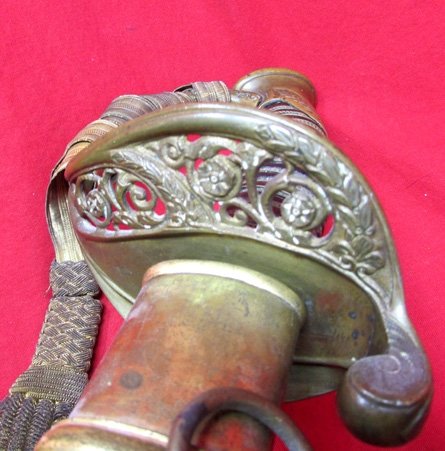  US Civil War M1850 Foot Officers Sword, Import, 'Union Forever' — image 3