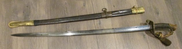  US Civil War M1850 Foot Officers Sword, Import, 'Union Forever' — image 8