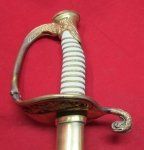 US Korean War Era, M1852 US Navy Officers Sword, USA …