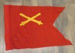 US 1980's, Army Artillery Guidon, Valley Forge Flag Co.1948