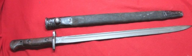  British WWI M1907 Bayonet & Scabbard, Wilkinson Mfg — image 4