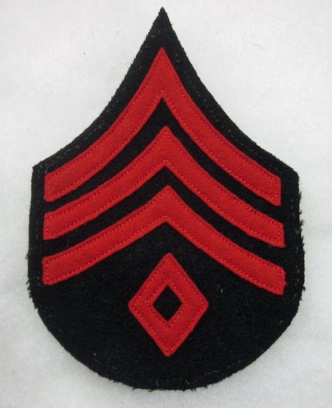  US Pre-WWI Dress Coat Chevron, 1st Sergeant, Field Artillery — image 2