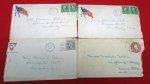 US WWI Sweetheart Letter Lot, Soldier MG Co. 150th Infantry, …