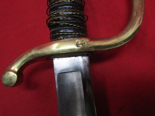  French 1829 Pattern Enlisted Artillery Sword — image 3