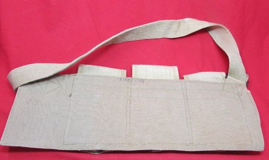  US WWI BAR Gunners Belt, Light OD Canvas,  LONG 18, USMC Pattern — image 3