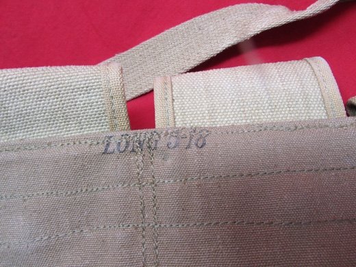  US WWI BAR Gunners Belt, Light OD Canvas,  LONG 18, USMC Pattern — image 4