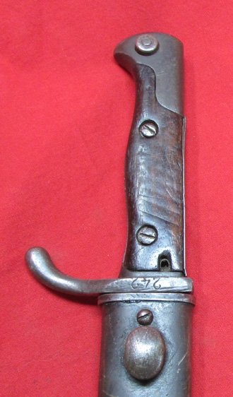  German WWI S9805 Bayonet, Mauser Mfg 1917, Turkish Re-Work — image 7