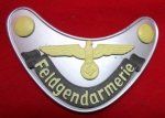 German WWII Heer Feldgendarmerie Luminous Gorget, Magnetic