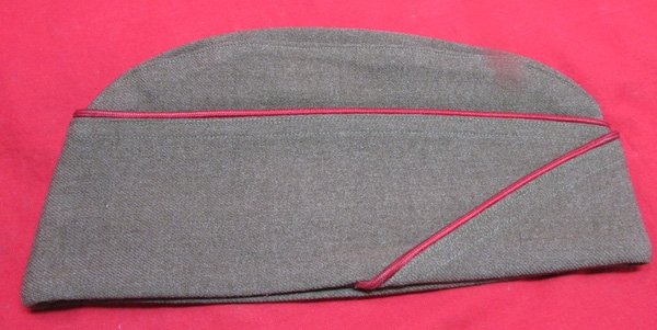  US WWII Army Enlisted Wool Overseas Hat, Coastal Artillery, 1942 — image 4