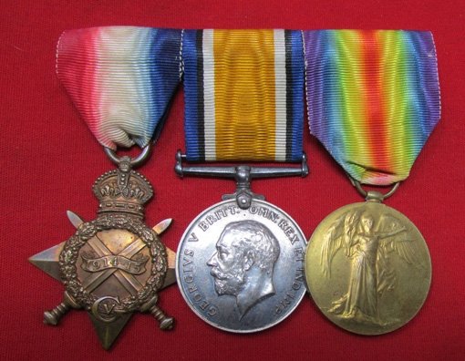  British WWI Medal Trio, Mercantile Marine Reserve, Storekeeper Carmichael — image 2