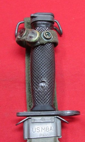  US Vietnam War Era M7 Bayonet, Ontario, M8A1 Scabbard — image 3
