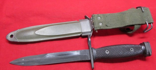  US Vietnam War Era M7 Bayonet, Ontario, M8A1 Scabbard — image 6