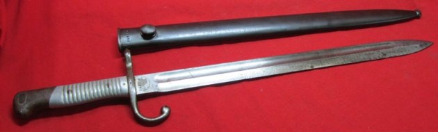  Argentine M1891 Mauser Bayonet, Aluminum Grip, Weyersberg Mfg, Matching Numbers — image 6