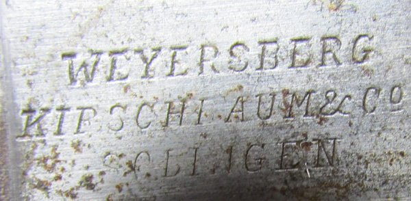  Argentine M1891 Mauser Bayonet, Aluminum Grip, Weyersberg Mfg, Matching Numbers — image 7