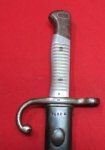 Argentine M1891 Mauser Bayonet, Aluminum Grip, Weyersberg Mfg, Matching Numbers