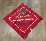US Pre-WWI, Mexican Border Service, Souvenir Pillow Cover, 30th Infantry