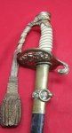 US WWII Era, US Navy 1852 Pattern Officers Sword, Jacob …