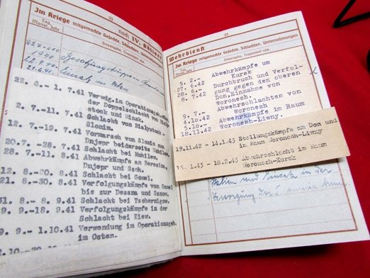  German WWII Army Wehrpass, Munster Soldier, WWII 1940-45 — image 5