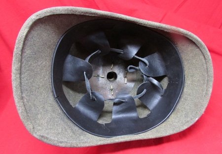  German WWI Prussian Pressed Felt Artillery Enlisted Kugelhelm — image 5