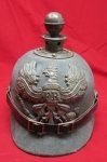 German WWI Prussian Pressed Felt Artillery Enlisted Kugelhelm