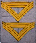 US Indian Wars, Spanish-American War Cavalry Quartermaster Sergeant Chevrons
