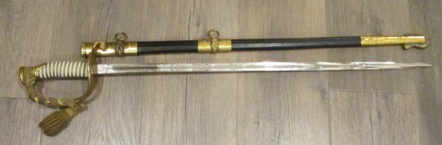  US Cold War Era, M1852 US Navy Officers Sword, USA MADE — image 7
