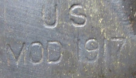  US WWI M1917 Bolo Knife, Plumb 1918, Canvas & Leather Scabbard — image 6