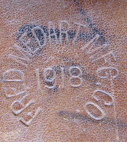  US WWI M1917 Bolo Knife, Plumb 1918, Canvas & Leather Scabbard — image 9