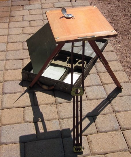  US WWI Army Engineer Sketching Table & Tripod, Cased, 1917 — image 2