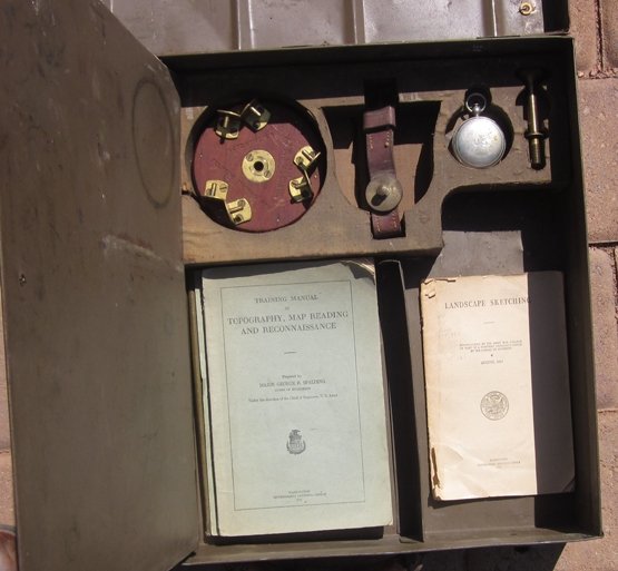  US WWI Army Engineer Sketching Table & Tripod, Cased, 1917 — image 9