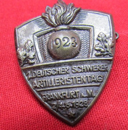  German Post WWI, Heavy Artillery Day 1923 — image 4