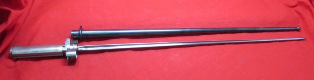  French WWI M1886 Lebel Bayonet & Scabbard — image 4