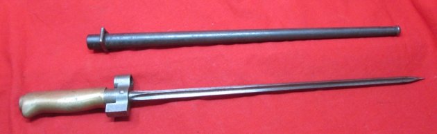  French WWI M1886/16 Lebel Bayonet & Scabbard — image 4