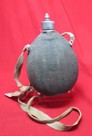  Italian WWII Era Canteen, Cover with Carrying Strap — image 2