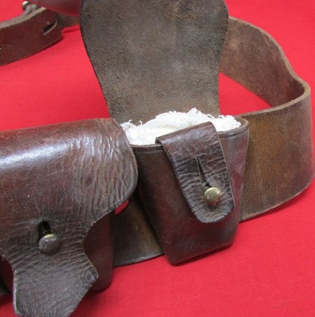  British WWI-WWII Leather Ammunition Bandoleer — image 3
