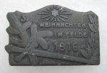 Austrian WWI Patriotic Hat Badge, Christmas 1916